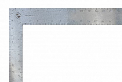 Угольник плоский 300х200мм шкала 2мм