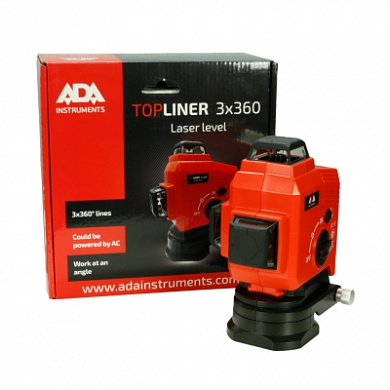 Построитель лазерных плоскостей ADA TopLiner 3x360 Set