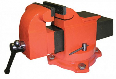 Тиски слес повор 100мм с наковальней